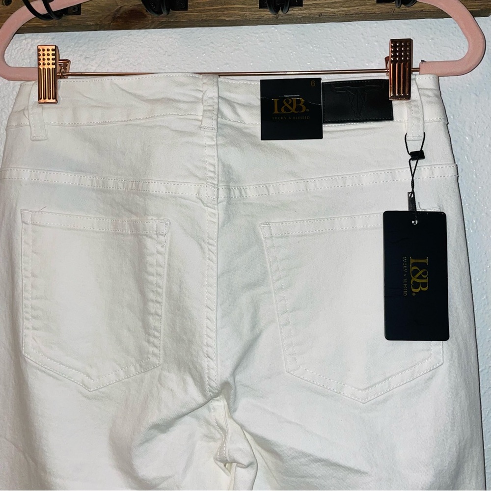 Ivory Sequin Flares - image 6